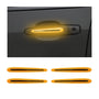 Reflective Car Door Handle Protector Stickers - 4 Pcs