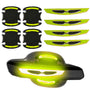 Reflective Car Door Handle Cup Protectors - 8 Pcs