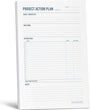 Project Planner Notepad with Checklist & Notes - 5.75 x 9 in
