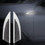 Carbon Fiber Car Fender Protection Stickers - 2 Pcs
