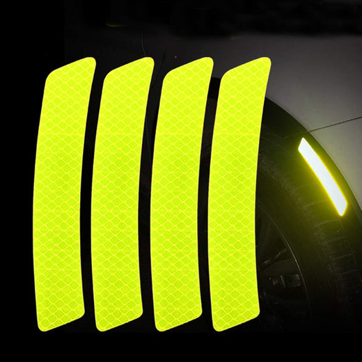 Car Reflective Side Marker & Fender Stickers - 4 Pcs