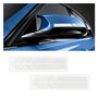 Reflective Rear View Mirror Stripe Stickers - 4 Pcs
