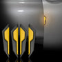 Carbon Fiber Car Door Protection Stickers - 4 Pcs