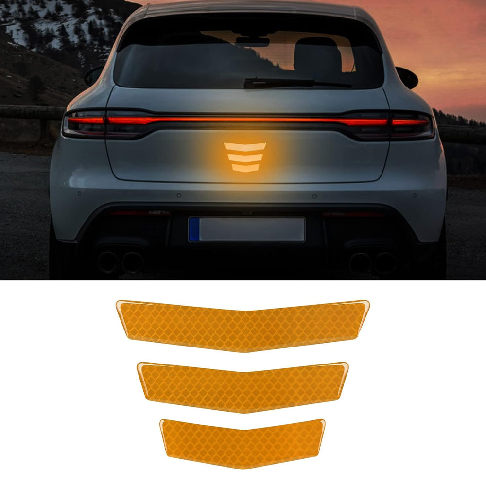 Reflective Bumper Protector Strips - 3 Pcs