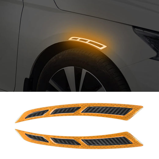 Blade Wheel Eyebrow Reflective Safety Stickers