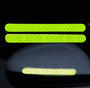 Reflective Rearview Mirror Warning Stickers - 2 Pcs
