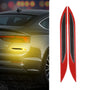 Carbon Fiber Reflective Bumper Strips - 2 Pcs