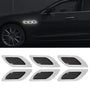 3D Reflective Fender & Bumper Stripe Stickers - 6 Pcs