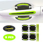 Reflective Car Door Handle Scratch Guards - 8 Pcs