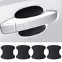 Carbon Fiber Car Door Handle Scratch Guards - 4 Pcs