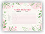 Habit Tracker Calendar - Design 29, 12 Sheets