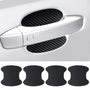Carbon Fiber Car Door Handle Scratch Guards - 4 Pcs