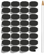 Waterproof Chalkboard Jar Labels - 176 Pcs, Design B