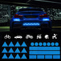 High-Intensity Reflective Warning Stickers