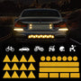 High-Intensity Reflective Warning Stickers