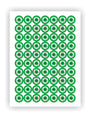 QC Passed Stickers - 560 Pcs, Green 20 mm Vinyl Labels
