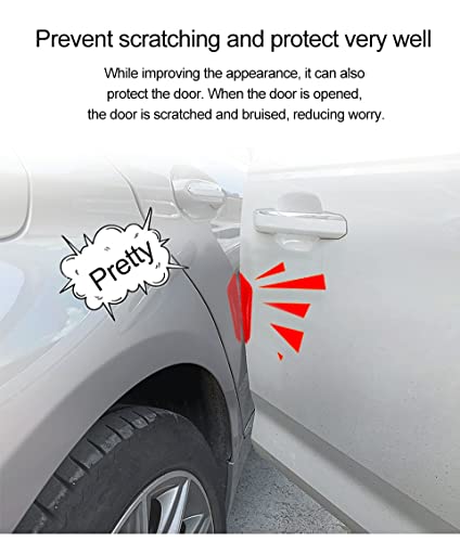 Car Door Guard Sailboat Reflective Strip Anti-Collision Warning Sticker Safety Mark Scratch-Proof Tape Reflective Door Stickers image 3