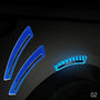 Car Fender Reflective Stripe Stickers - 2 Pcs