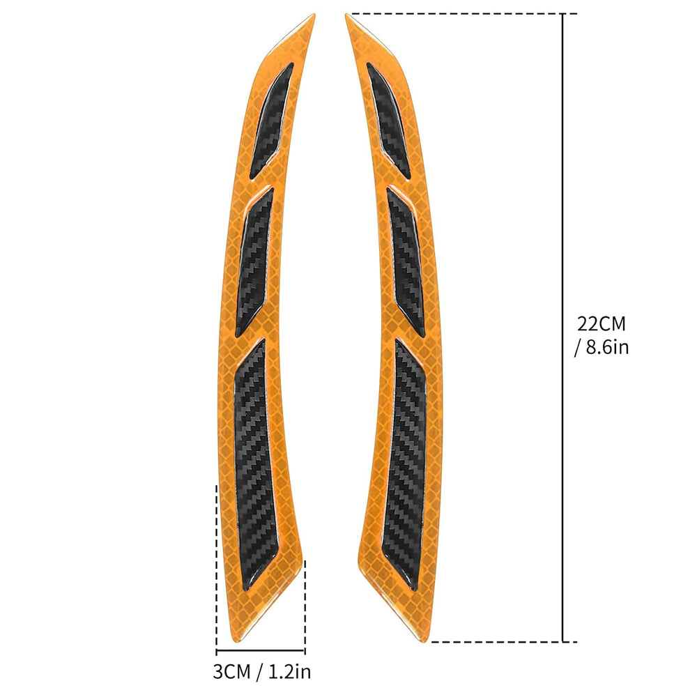Blade Wheel Eyebrow Reflective Safety Stickers