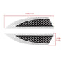 Carbon Fiber Car Fender Protection Stickers - 2 Pcs