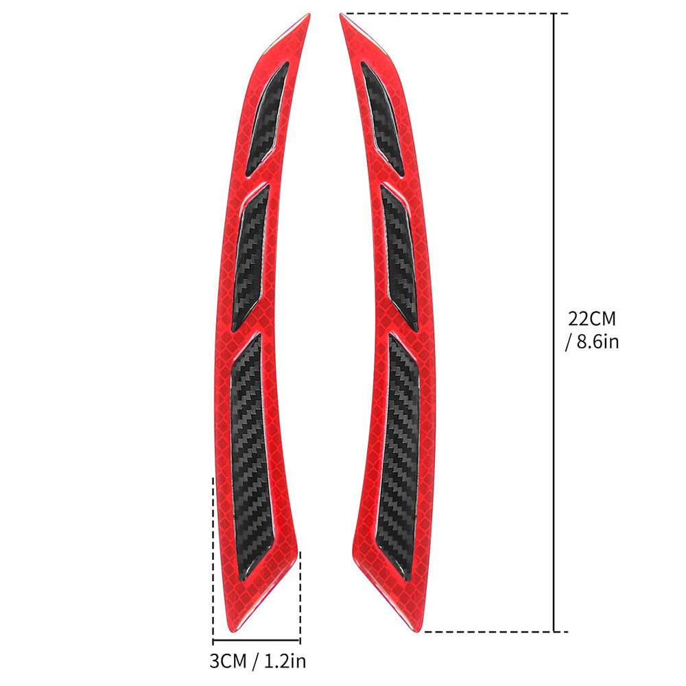 Blade Wheel Eyebrow Reflective Safety Stickers