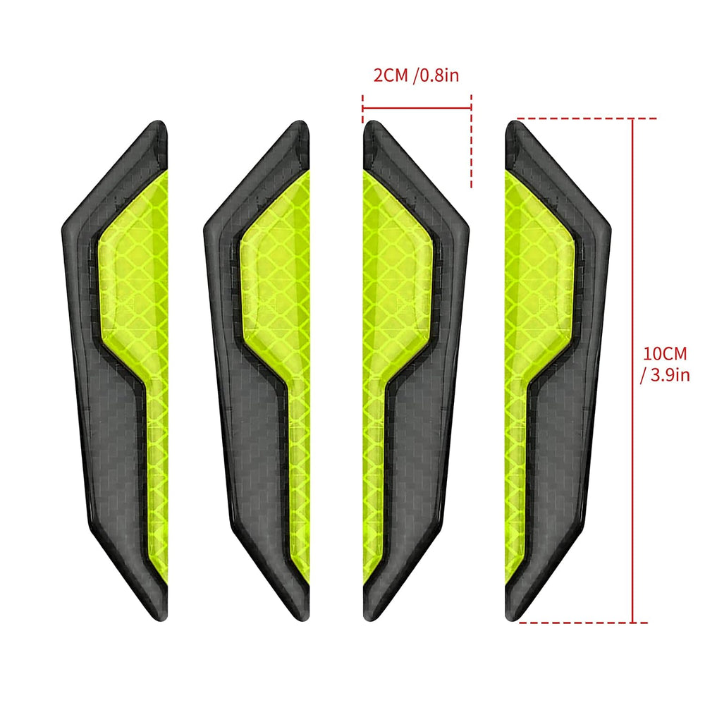 Carbon Fiber Car Door Protection Stickers - 4 Pcs