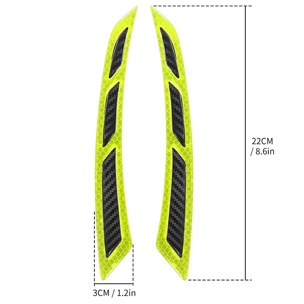 Blade Wheel Eyebrow Reflective Safety Stickers