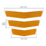 Reflective Bumper Protector Strips - 3 Pcs