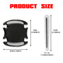 Reflective Car Door Handle Scratch Guards - 8 Pcs