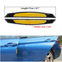 Reflective Car Door Edge Guard Stickers - 4 Pcs