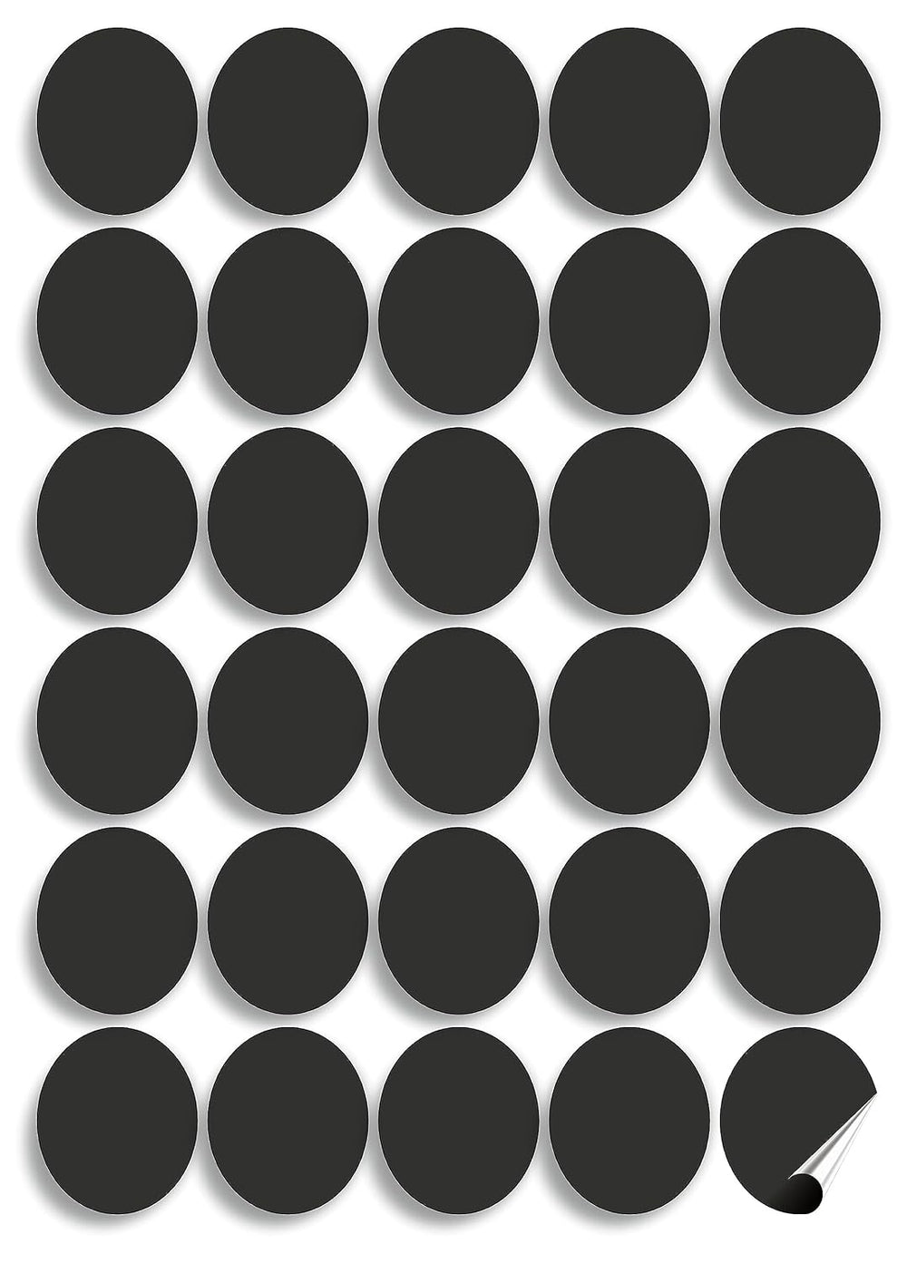 Waterproof Chalkboard Jar Labels - 216 Pcs, Design C