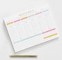 Weekly Planner with Habit Tracker - 10 Sheets, 9 x 11.5 in