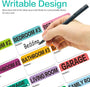 Large Home Moving Box Labels - 160 Pcs, 17 Colour-Coded