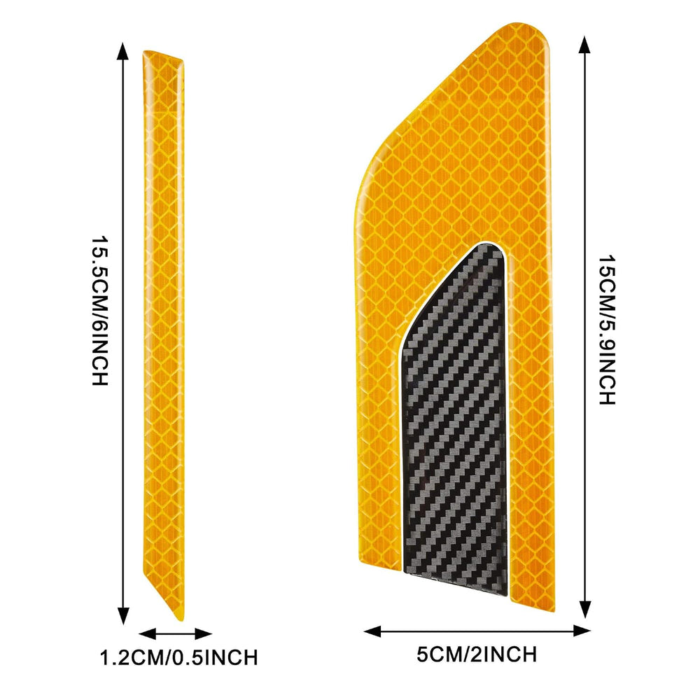 3D Reflective Fender & Bumper Stripe Stickers
