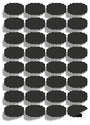 Waterproof Chalkboard Jar Labels - 176 Pcs, Design B