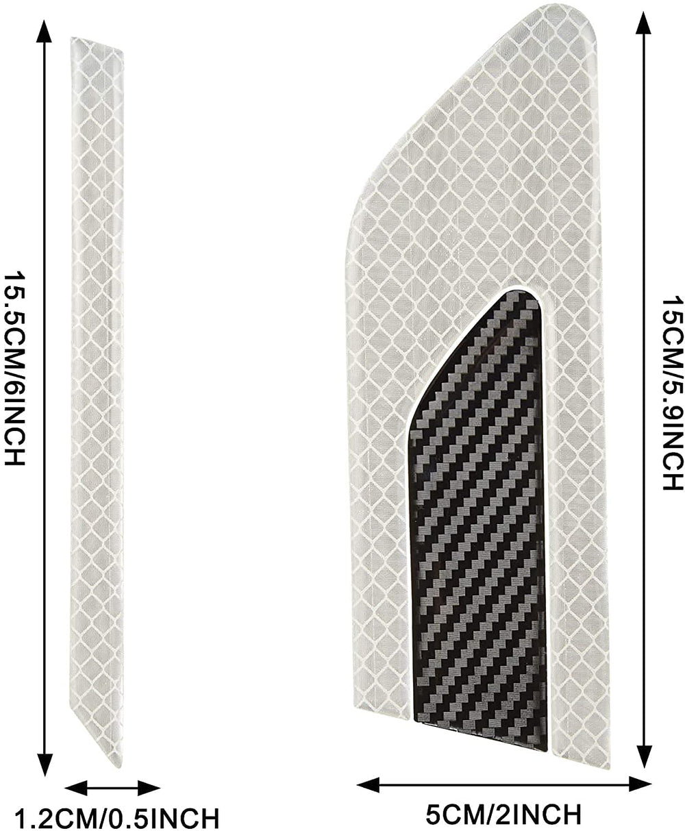 3D Reflective Fender & Bumper Stripe Stickers