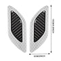3D Reflective Fender & Bumper Stripe Stickers - 6 Pcs
