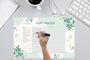 Habit Tracker Calendar - Design 28, 12 Sheets