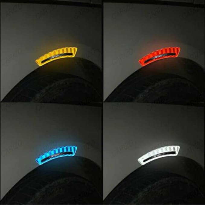 Car Fender Reflective Stripe Stickers - 2 Pcs