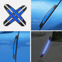 Reflective Car Door Edge Guard Stickers - 4 Pcs