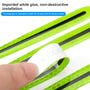 Reflective Car Door Handle Protector Stickers - 4 Pcs