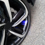 Reflective Wheel Rim Hash Stripe Decals - 6 Pcs, 18-21 in