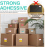 Large Home Moving Box Labels - 160 Pcs, 17 Colour-Coded
