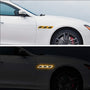 3D Reflective Fender & Bumper Stripe Stickers - 6 Pcs
