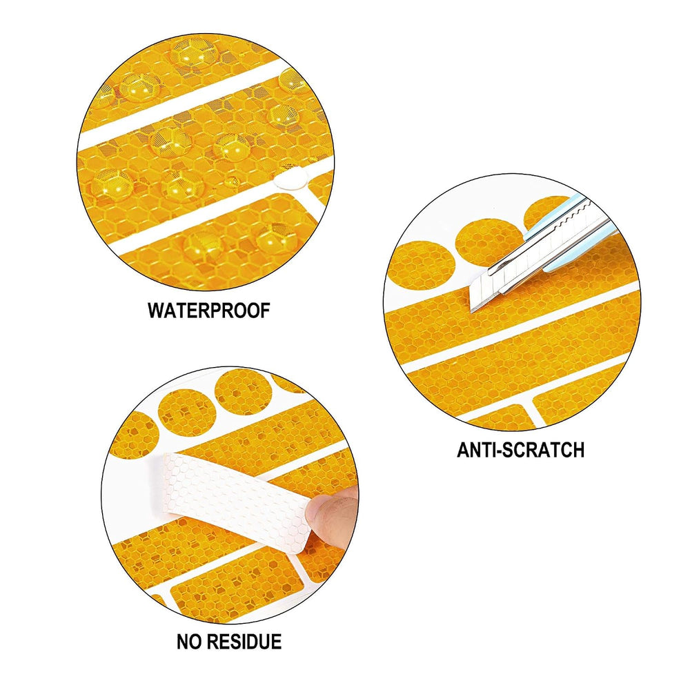 High-Intensity Reflective Warning Stickers