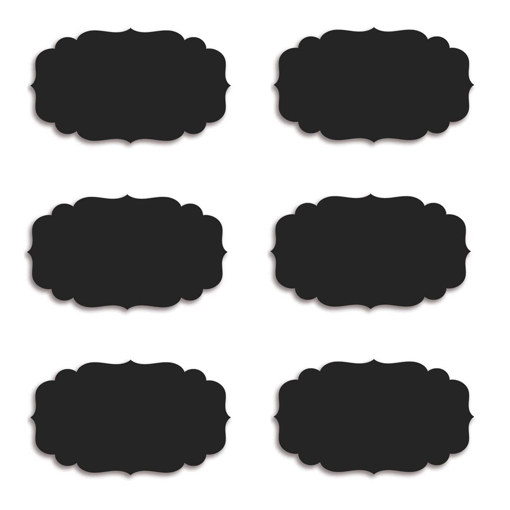 Waterproof Chalkboard Jar Labels - 176 Pcs, Design B