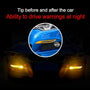 Carbon Fiber Reflective Bumper Strips - 2 Pcs