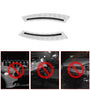 Car Fender Reflective Stripe Stickers - 2 Pcs
