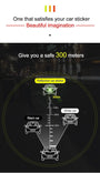 Round Reflective Warning Stickers for Vehicles