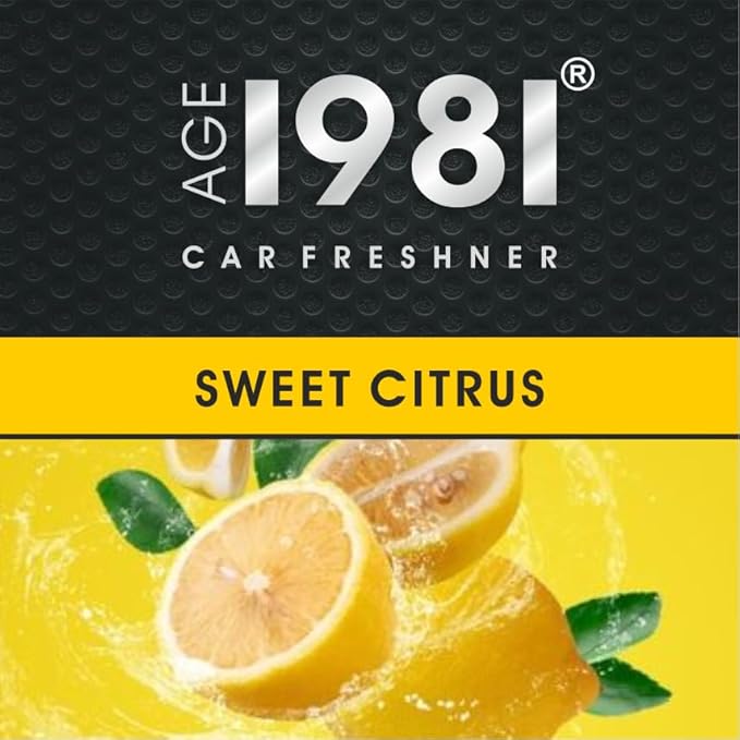 AGE 1981 Car Solid Air Freshener - Citrus